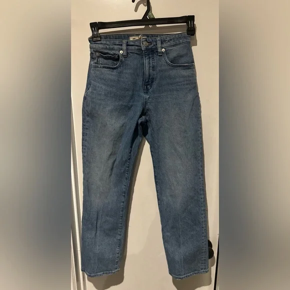 Madewell The Curvy '90s Straight Leg Jeans Size 25P - Picture 2 of 8